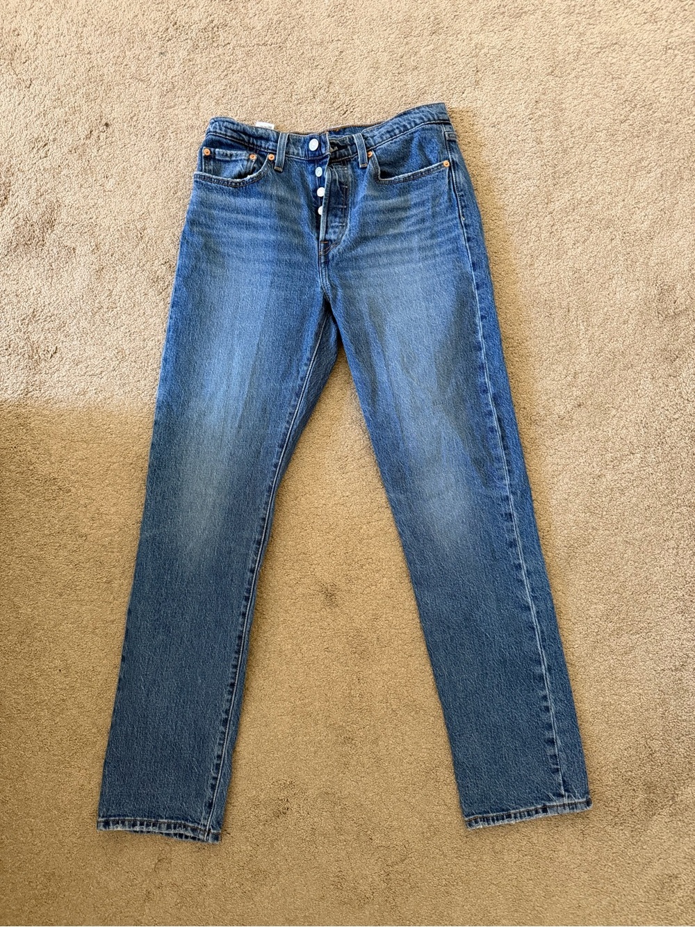 Levi's Blue Women's Straight-Leg Jeans